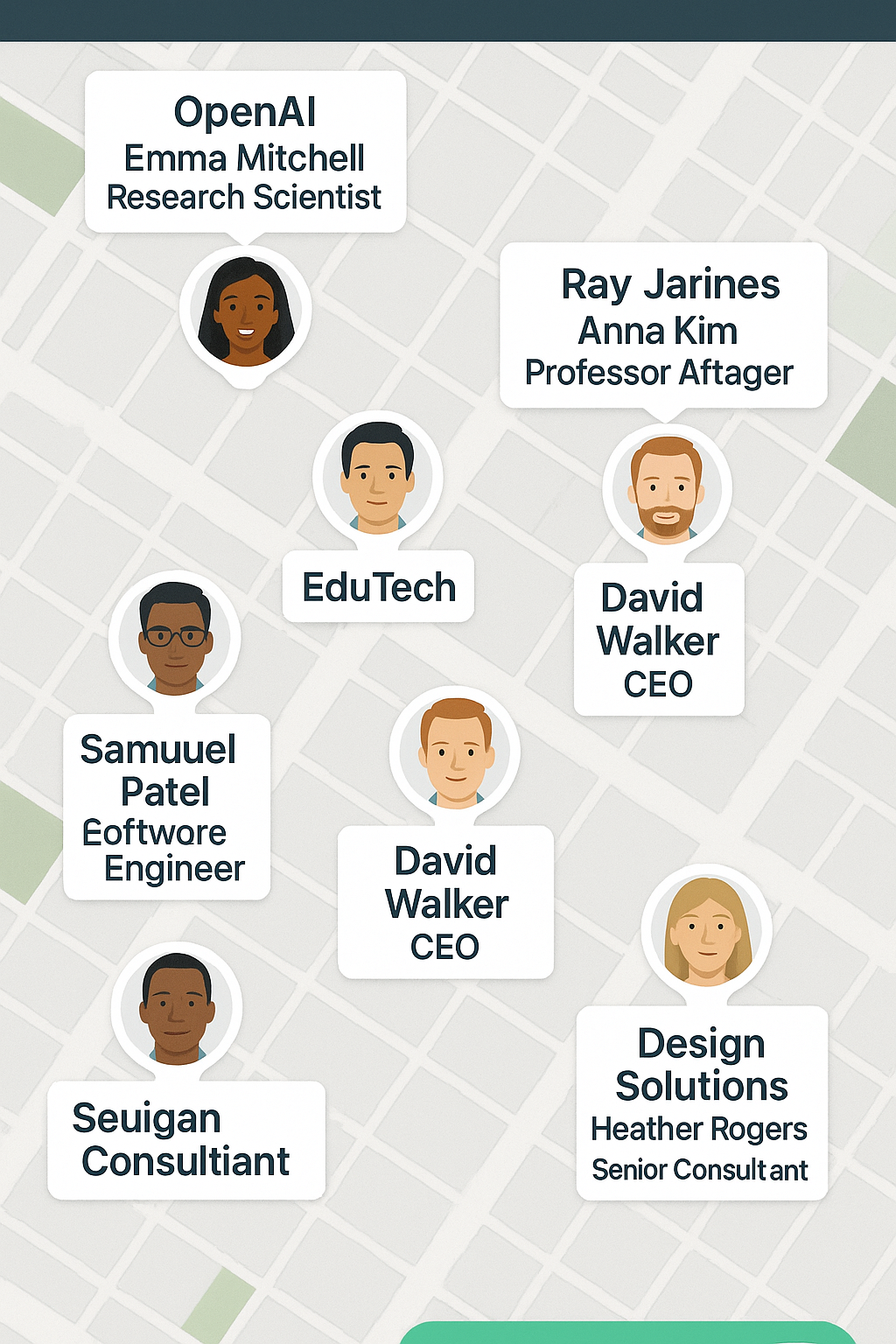 Walking Billboard app preview